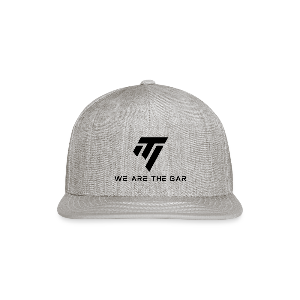 We Are The Bar Snapback Baseball Cap - heather gray