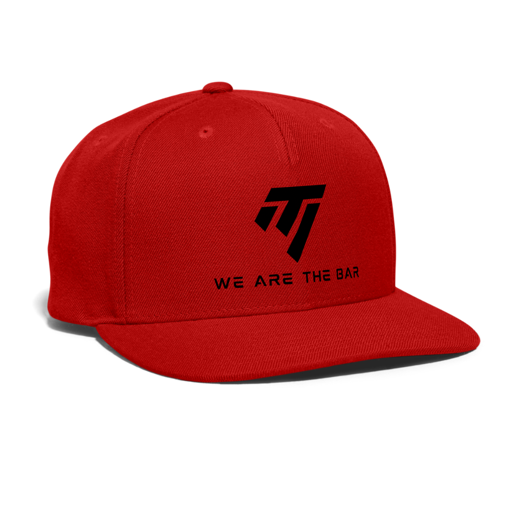 We Are The Bar Snapback Baseball Cap - red