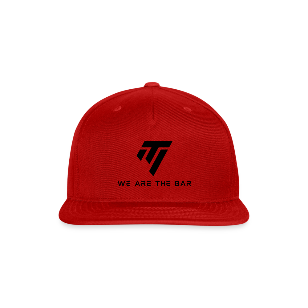 We Are The Bar Snapback Baseball Cap - red