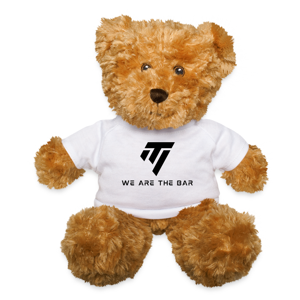 We Are The Bar Teddy Bear - white