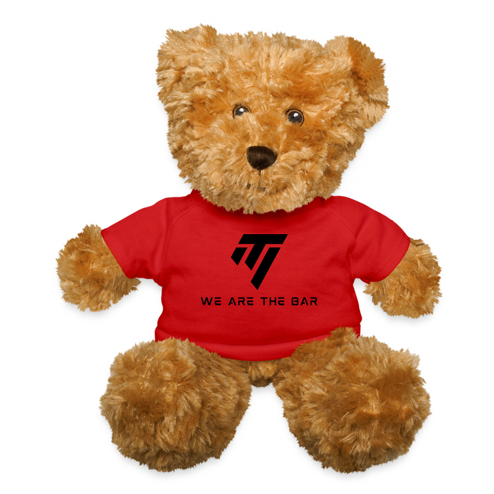 We Are The Bar Teddy Bear - red