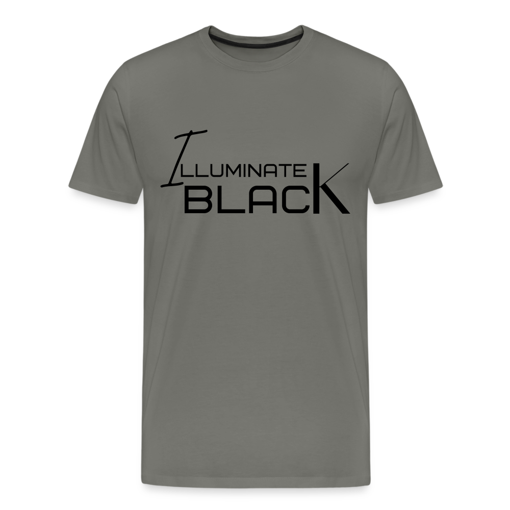 Men's Premium Graphic T-Shirt - asphalt gray