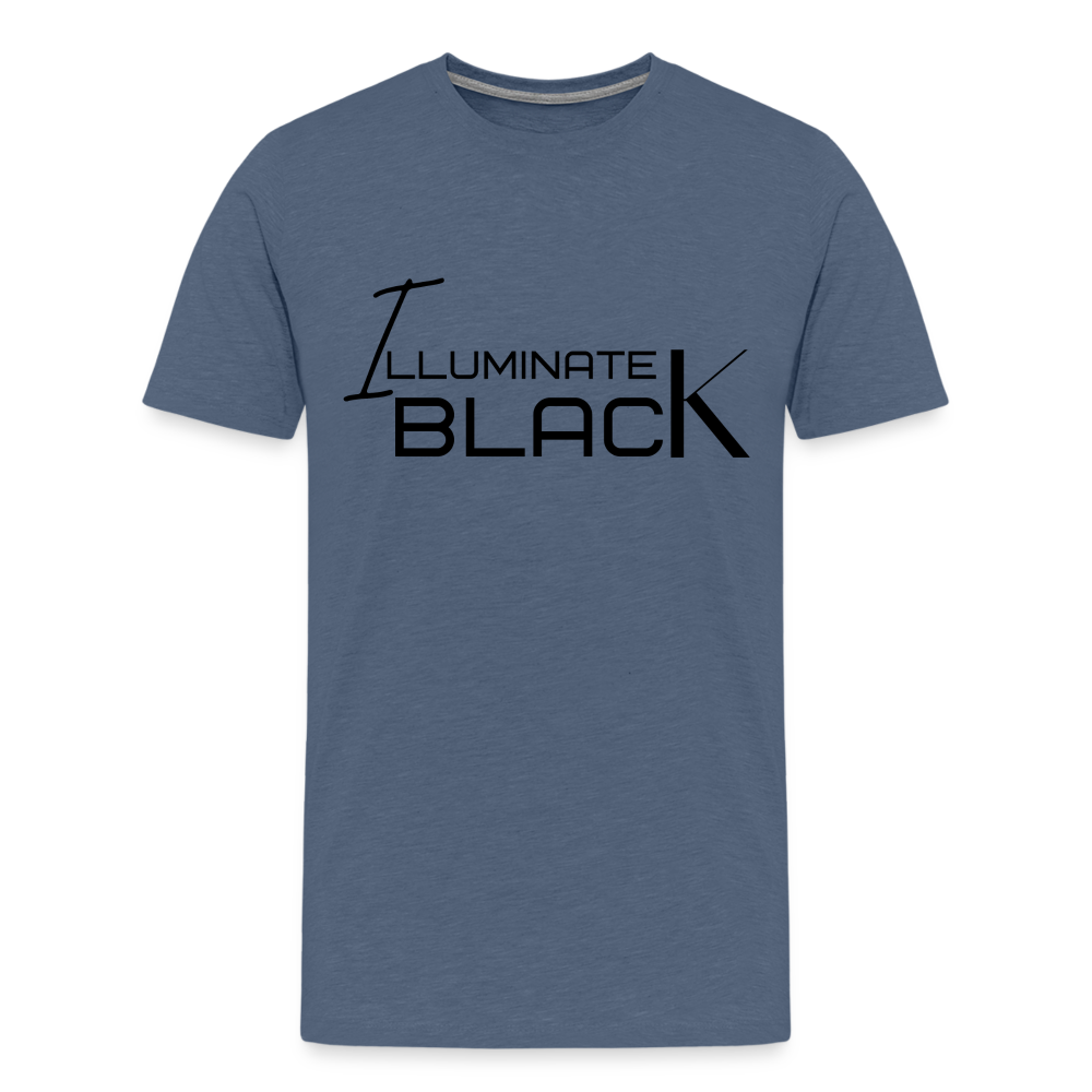 Men's Premium Graphic T-Shirt - heather blue
