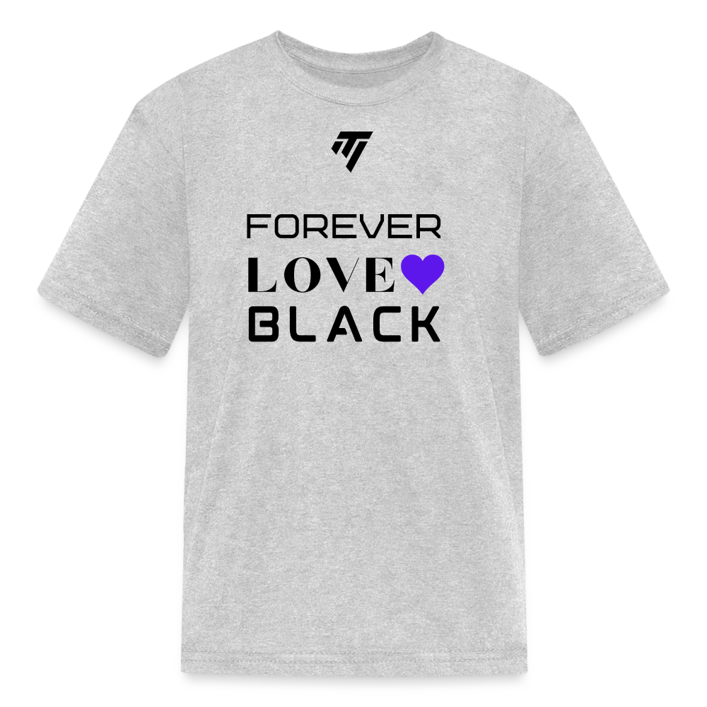 Kids' Purple Heart T-Shirt - heather gray