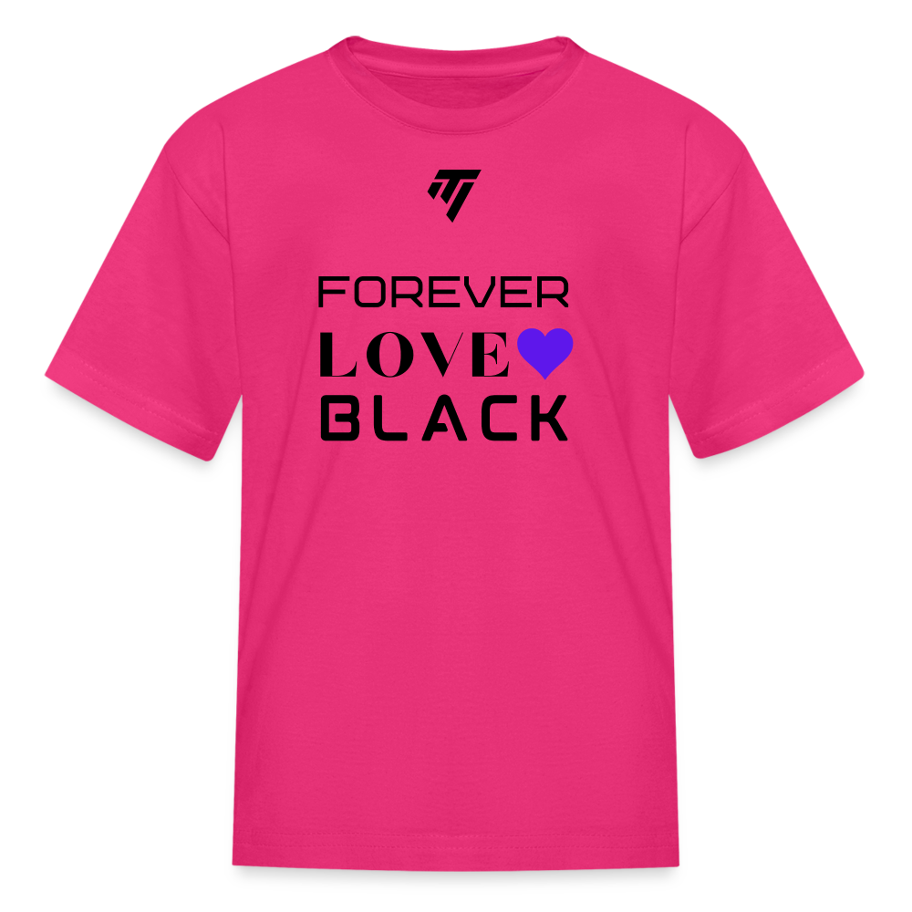 Kids' Purple Heart T-Shirt - fuchsia