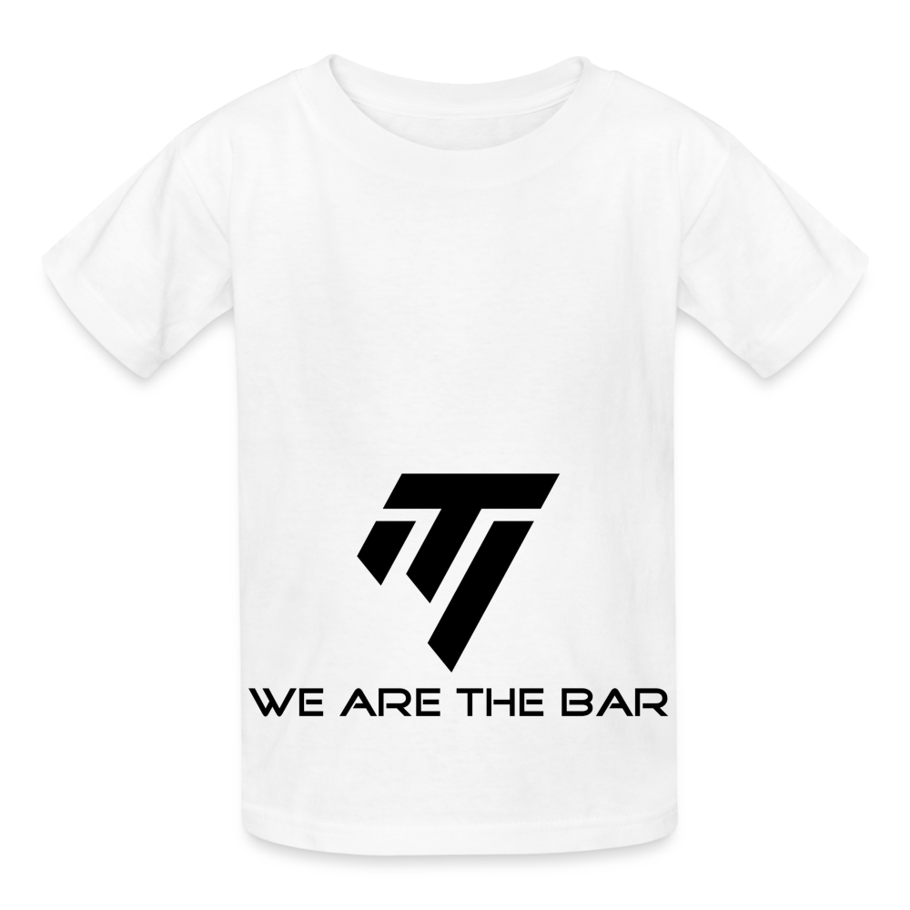 Hanes Youth Tagless Black Graphic T-Shirt - white