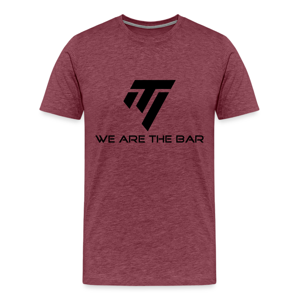 Men's Premium Graphic T-Shirt - heather burgundy