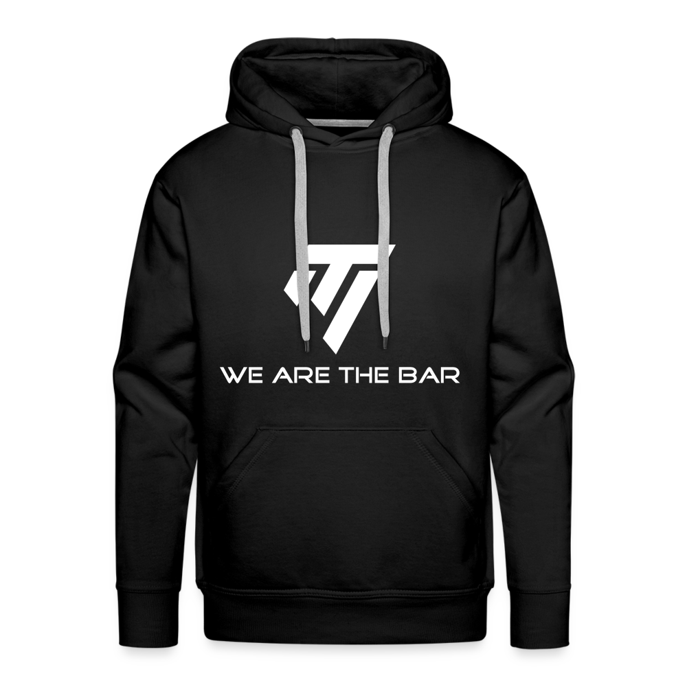 Men’s Premium White Graphic Hoodie - black