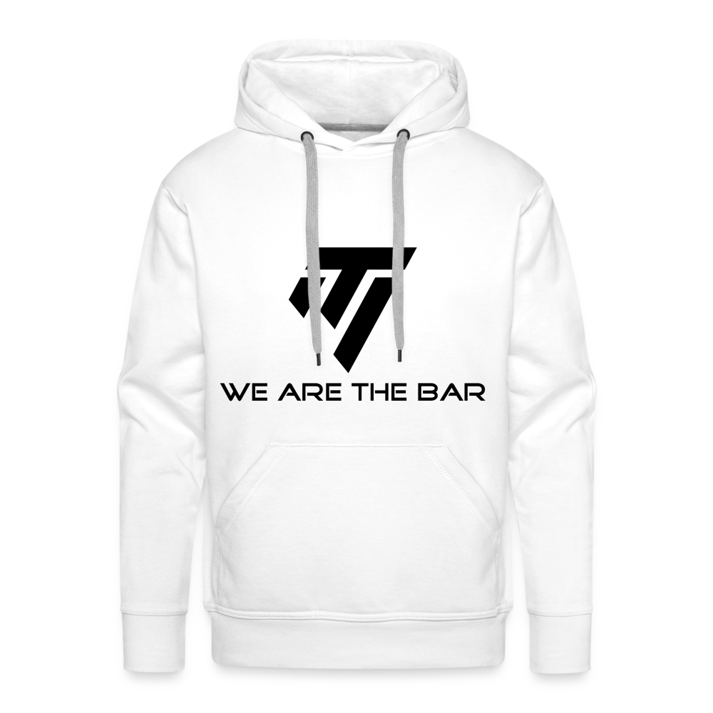 Men’s Premium Black Graphic Hoodie - white