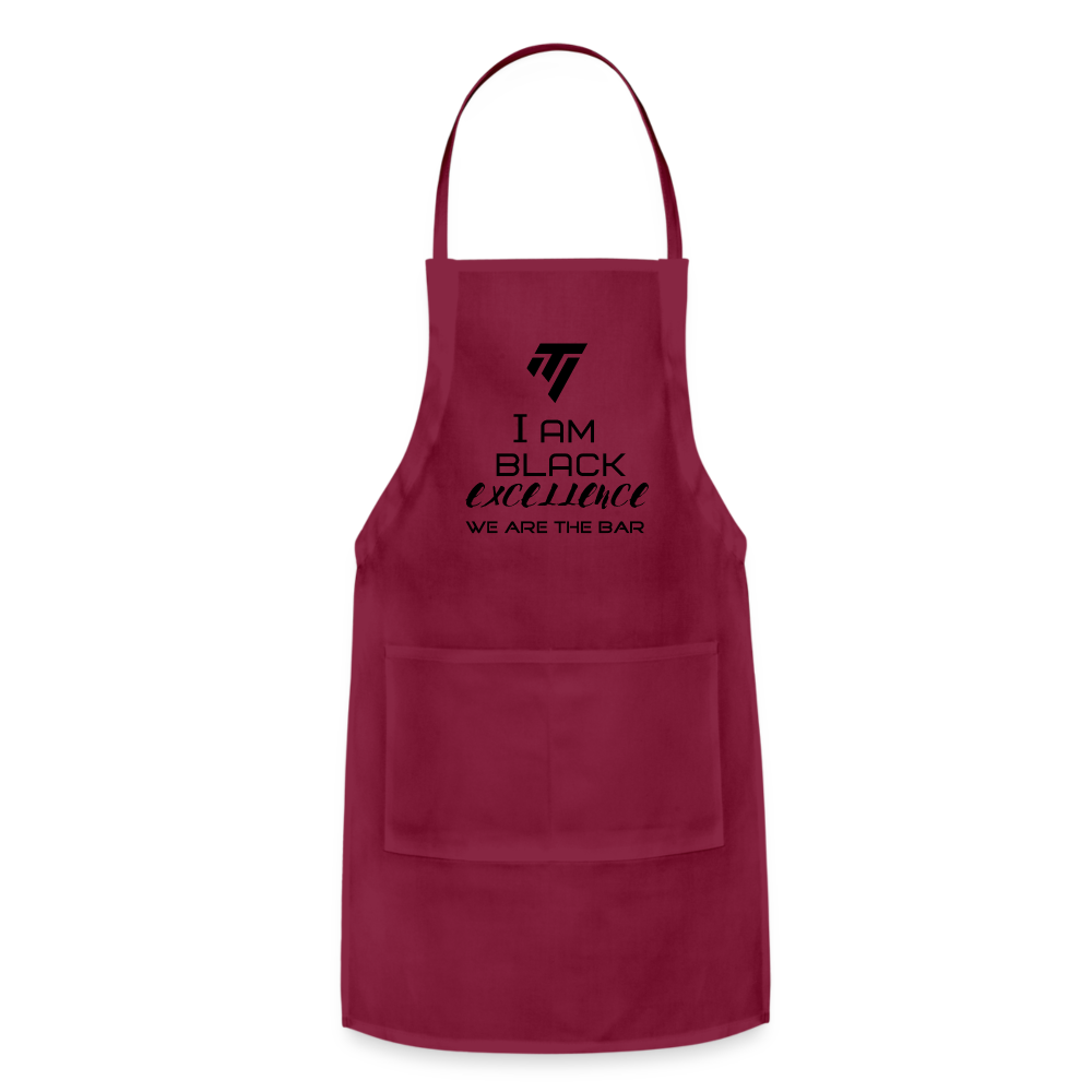 Adjustable Apron - burgundy