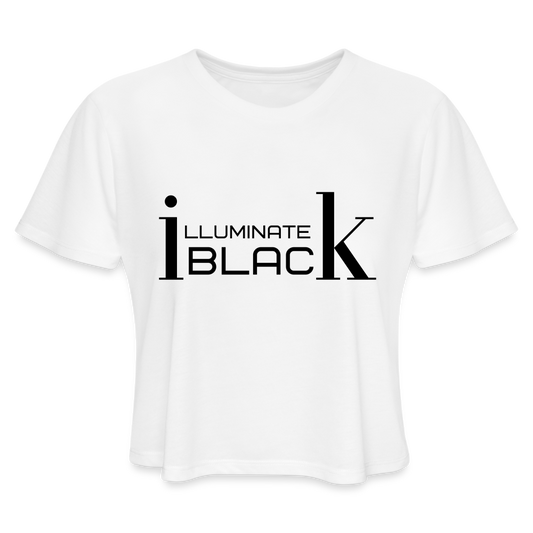 Women's Cropped IB T-Shirt - white