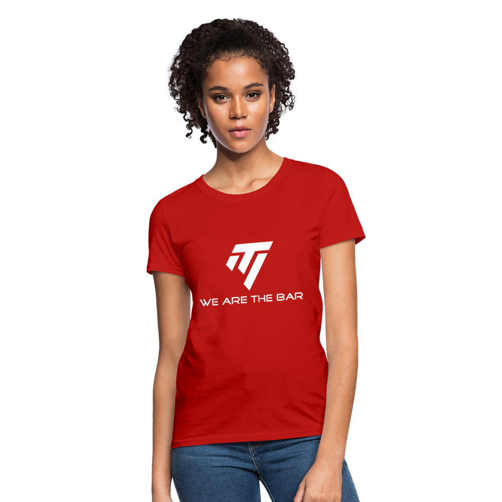 Women's We Are The Bar T-Shirt - red