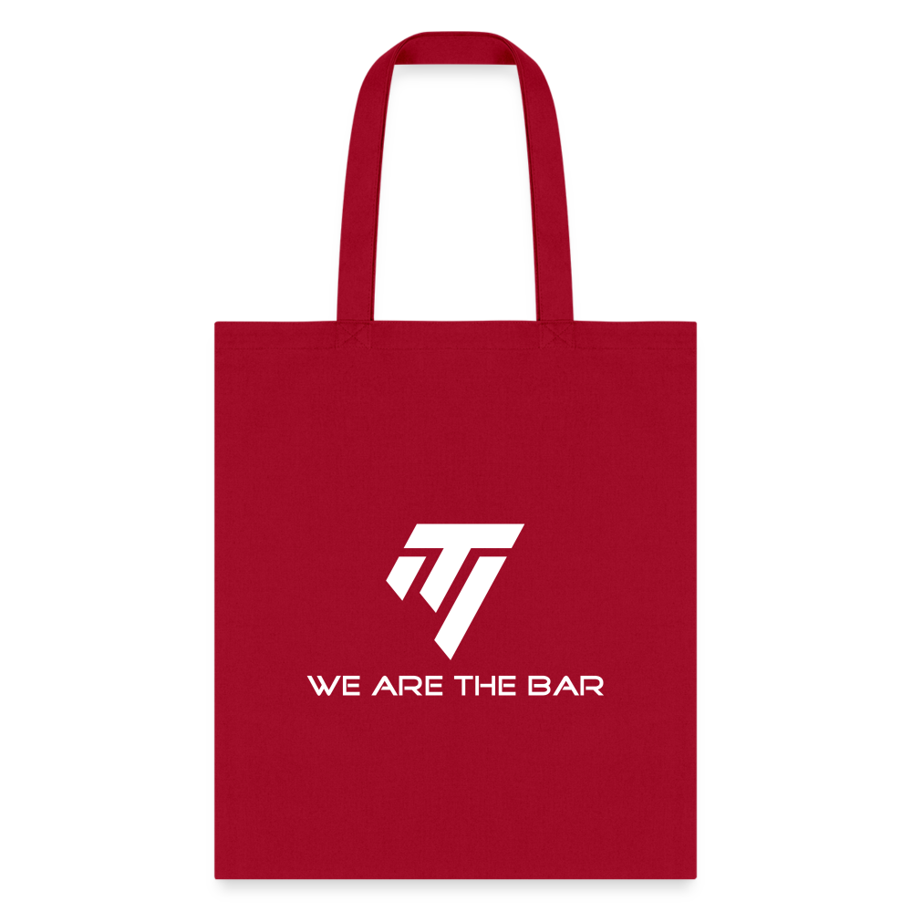 We Are The Bar Tote Bag - red